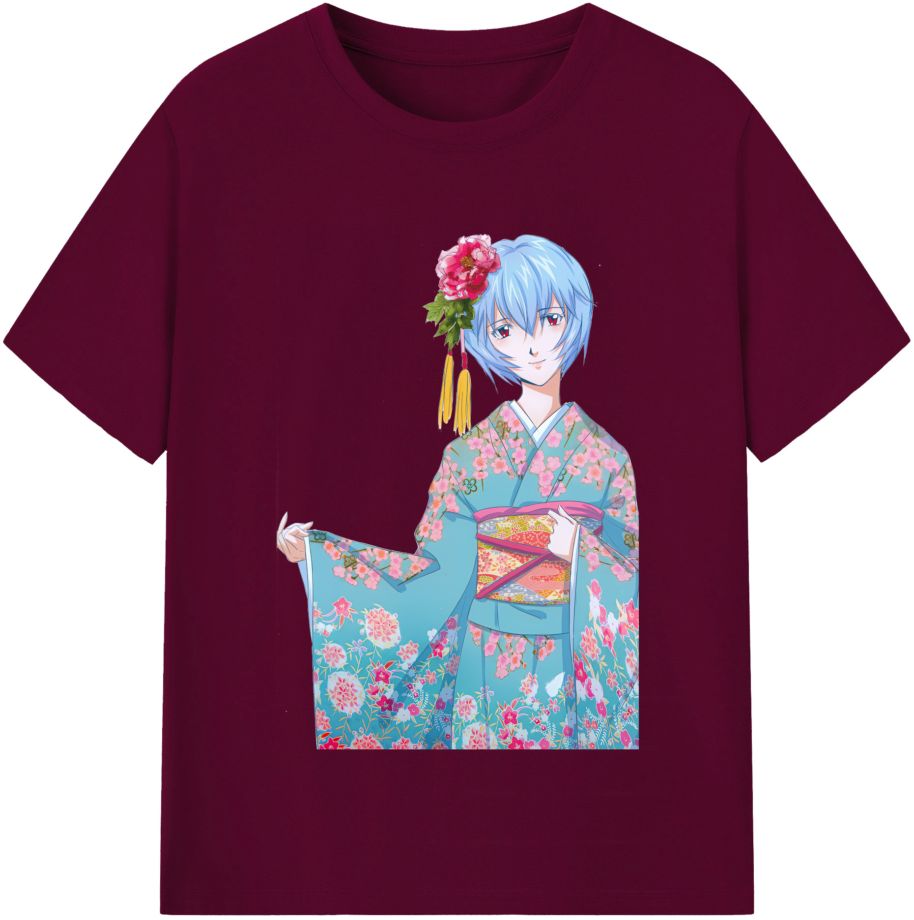 （画像用） EVA 新世紀エヴァンゲリオン レディースカジュアルプリントTシャツ（綿100％）
